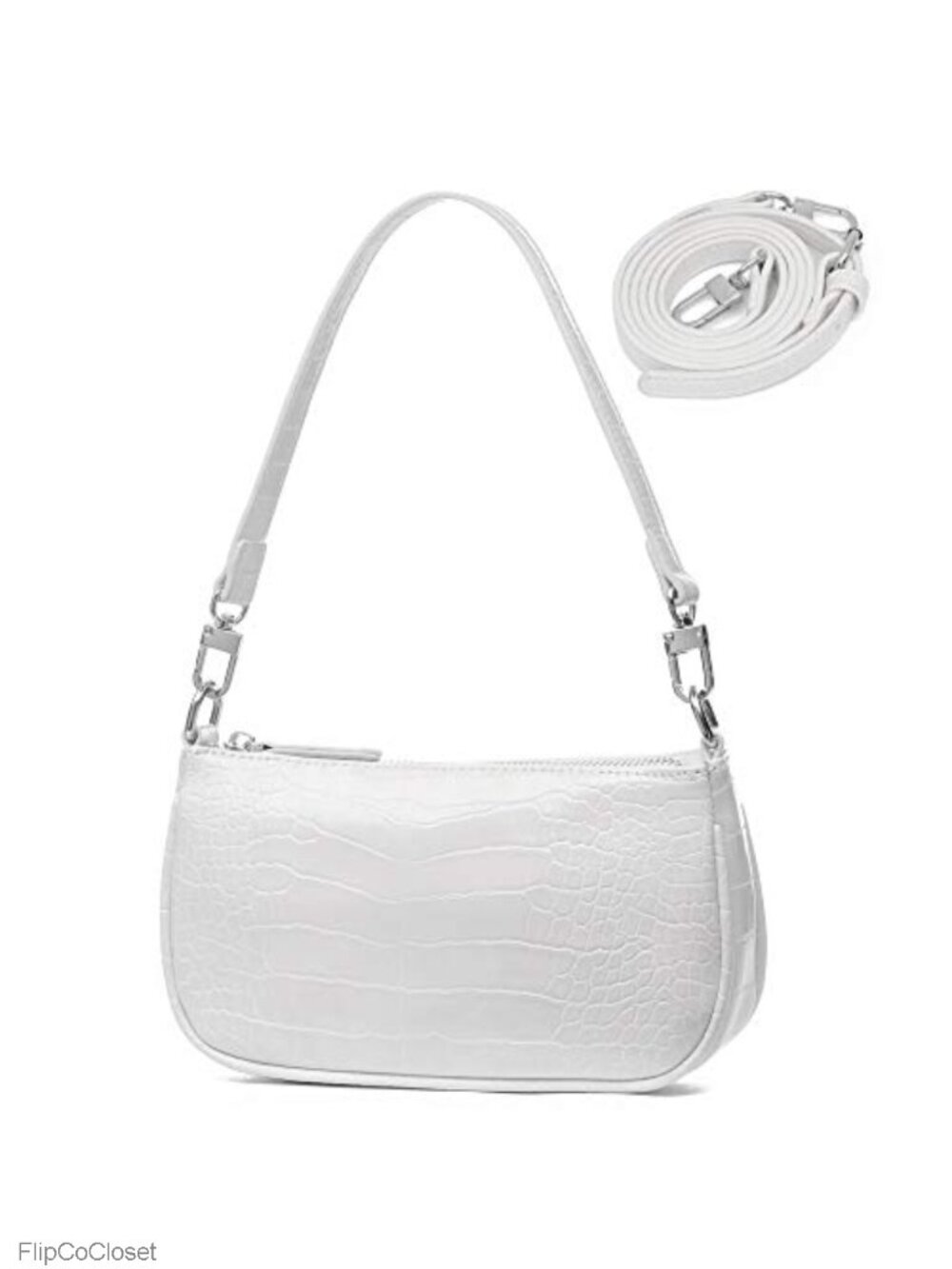 Faux Leather Women's Small Shoulder Bag Crossbody Clutch Mini Purse Y2K